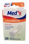 CEROTTO MEDS STRIPS DELICATO TESSUTO NON TESSUTO MEDIO 20 PEZZI - Luckyfarma.it