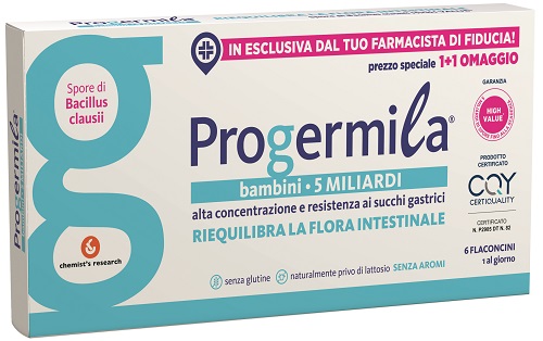 PROGERMILA BAMBINI 5 MILIARDI 6 FLACONCINI  1 acquistato 1omaggio - Luckyfarma.it