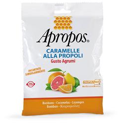 APROPOS CARAMELLE ALLA PROPOLI GUSTO AGRUMI 50 G - Luckyfarma.it
