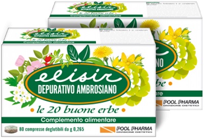 ELISIR DEPURATIVO AMBROSIANO 20 COMPRESSE 5,3 G - Luckyfarma.it