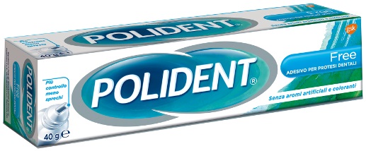 POLIDENT FREE ADESIVO PER PROTESI DENTARIA 40 G - Luckyfarma.it