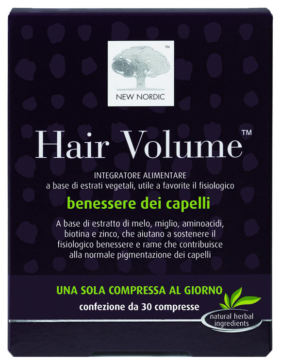 HAIR VOLUME INTEGRATORE ALIMENTARE BLISTER 30 COMPRESSE - Luckyfarma.it