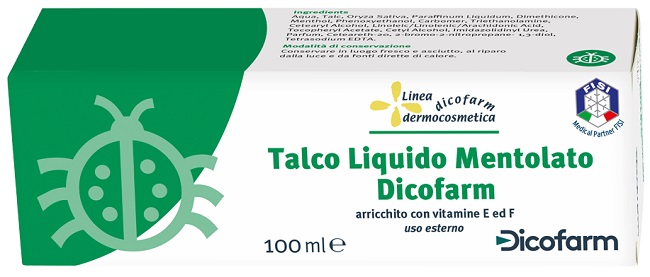 DICOFARM TALCO LIQUIDO MENTOLATO 100 ML - Luckyfarma.it