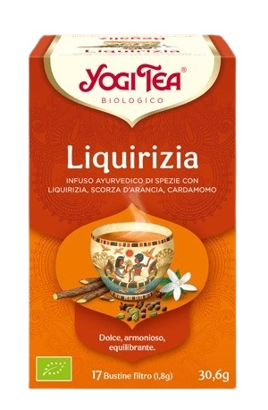YOGI TEA LIQUIRIZIA BIO 30,6 G - Luckyfarma.it