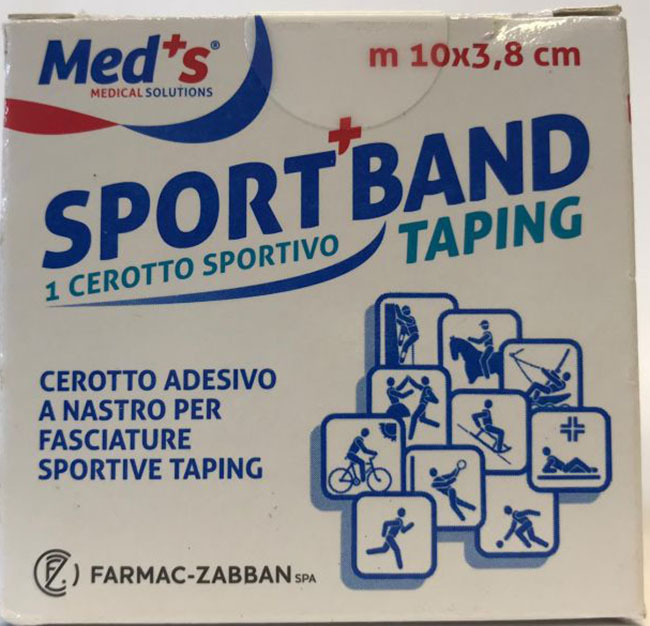 CEROTTO MEDS IN TELA BIANCA SPORTIVO 1000X3,8CM - Luckyfarma.it