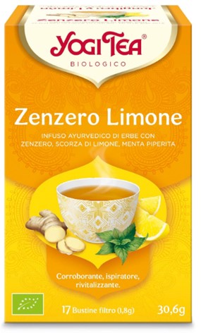 YOGI TEA ZENZERO LIMONE 31 G - Luckyfarma.it