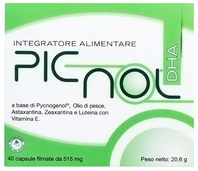 PICNOL DHA 40 CAPSULE 21,11 G - Luckyfarma.it