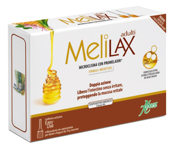 MELILAX ADULTI MICROCLISMI 6 PEZZI 10 G - Luckyfarma.it