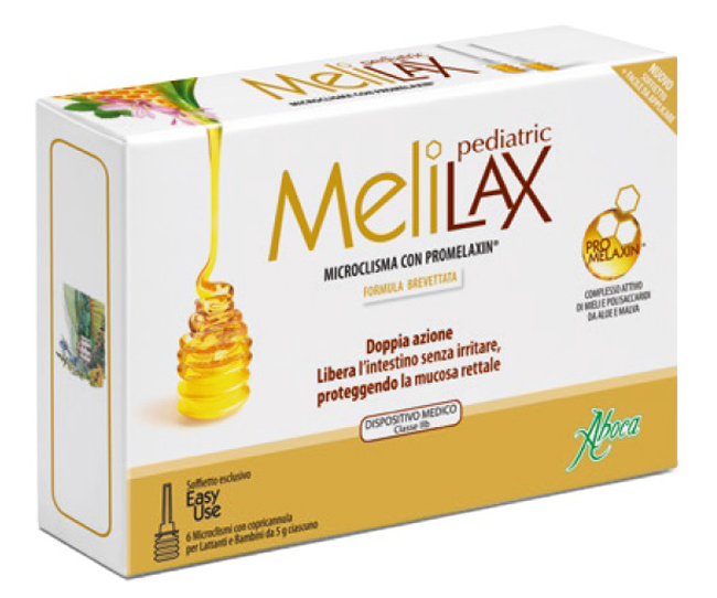 MELILAX PEDIATRIC MICROCLISMI 6 PEZZI 5 G - Luckyfarma.it