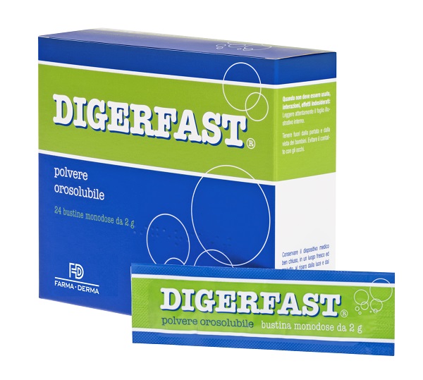 DIGERFAST POLVERE 24 BUSTINE MONODOSE 2 G - Luckyfarma.it