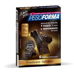PESOFORMA BARRETTA DOUBLE DARK 6 PASTI 12 X 31 G - Luckyfarma.it