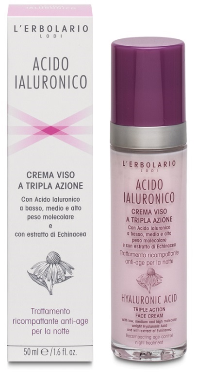 ACIDO IALURONICO CREMA VISO A TRIPLA AZIONE 50 ML - Luckyfarma.it