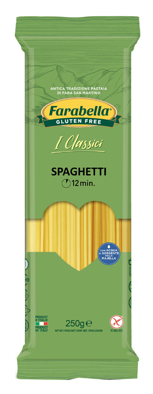 FARABELLA SPAGHETTI PASTA SENZA GLUTINE 250 G - Luckyfarma.it