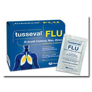 TUSSEVAL FLU 12 BUSTINE SOLUBILI 60 G - Luckyfarma.it