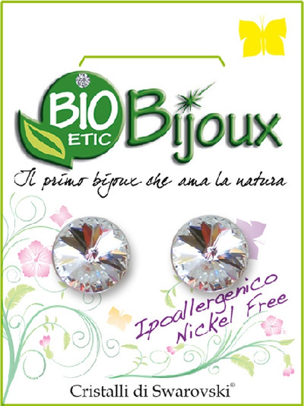 ORECCHINO RIVOLO 10MM CRYSTAL - Luckyfarma.it