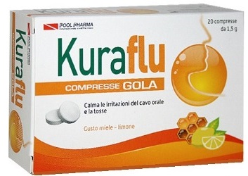 KURAFLU GOLA LIMONE/MIELE 20 COMPRESSE - Luckyfarma.it