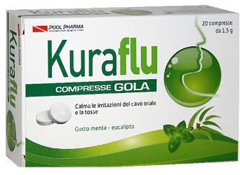 KURAFLU GOLA EUCALIPTO 20 COMPRESSE 1,5 G - Luckyfarma.it