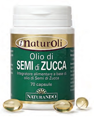 I NATUROLI OLIO DI SEMI DI ZUCCA 70 CAPSULE - Luckyfarma.it