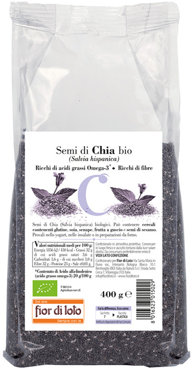 SEMI DI CHIA BIO 400 G - Luckyfarma.it