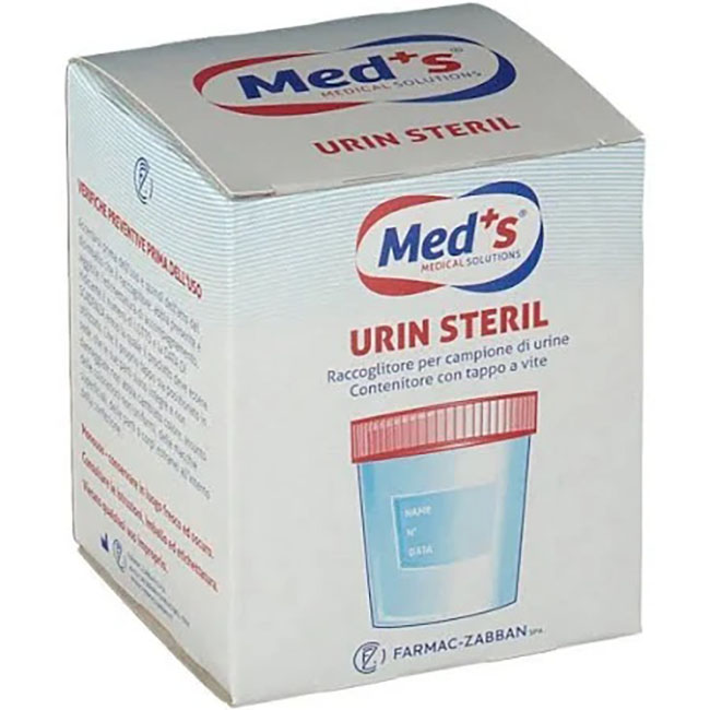 MEDS CONTENITORE URINA STERILE SOTTOVUOTO 120 ML - Luckyfarma.it
