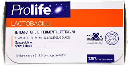 PROLIFE LACTOBACILLI 10 FLACONCINI 8 ML - Luckyfarma.it