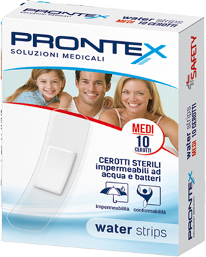 CEROTTO PRONTEX WATER STRIPS MEDIO 10 PEZZI - Luckyfarma.it