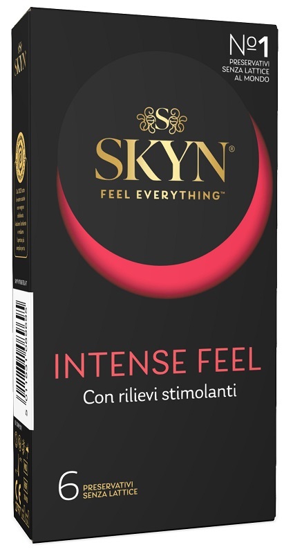 PROFILATTICO ANSELL AKUEL SKYN INTENSE FEEL B 6 PEZZI - Luckyfarma.it