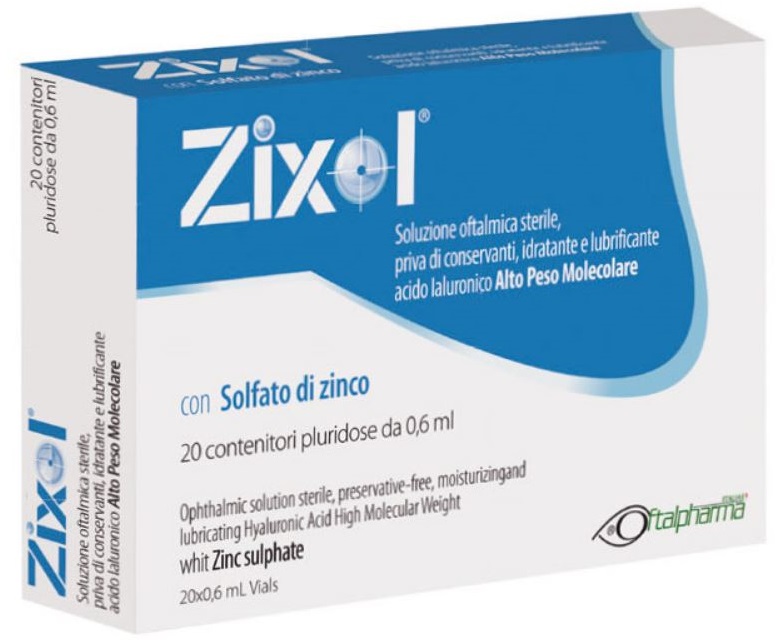 GOCCE OCULARI ZIXOL 20 FLACONCINI 0,6 ML - Luckyfarma.it