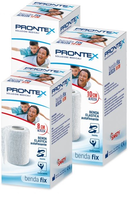 BENDA ELASTICA PRONTEX FIX AUTOFISSANTE 12 CM DI ALTEZZA PER4 METRI IN ESTENSIONE 1 PEZZO - Luckyfarma.it