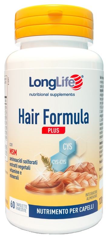 LONGLIFE HAIR FORMULA PLUS 60 TAVOLETTE - Luckyfarma.it