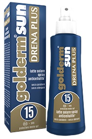 GOLDERM SUN DRENA PLUS SPF 15 SPRAY 200 ML - Luckyfarma.it