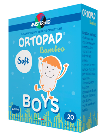 CEROTTO OCULARE PER ORTOTTICA ORTOPAD SOFT BOYS JUNIOR 20 PEZZI - Luckyfarma.it