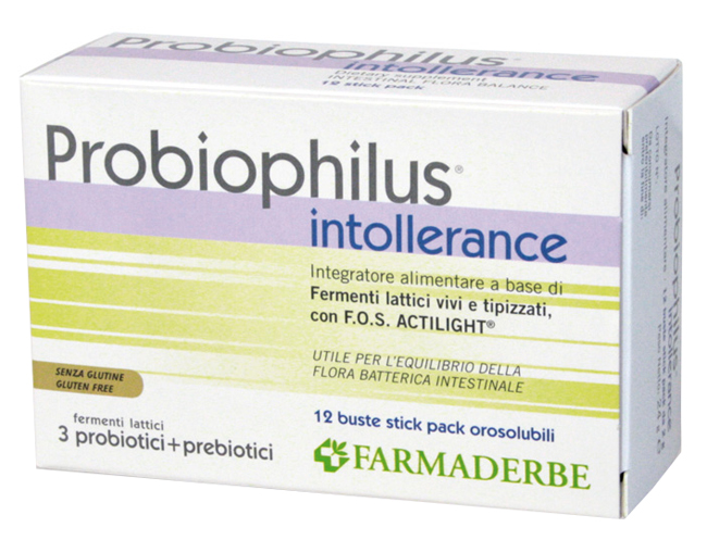 PROBIOPHILUS INTOLLERANCE 12 BUSTINE 24 G - Luckyfarma.it