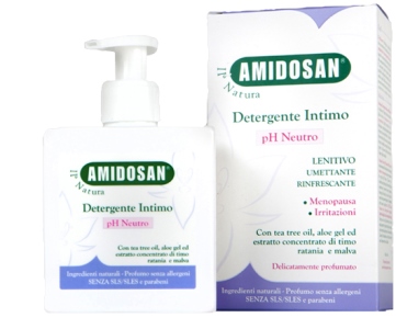 AMIDOSAN II NATURA DETERGENTE INTIMO PH NEUTRO 250 ML - Luckyfarma.it
