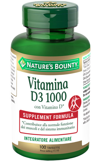 VITAMINA D3/1000 100 TAVOLETTE - Luckyfarma.it