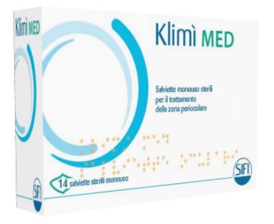KLIMI' MED 14 SALVIETTINE DETERGENTI MONOUSO STERILI PER L'IGIENE OCULARE - Luckyfarma.it