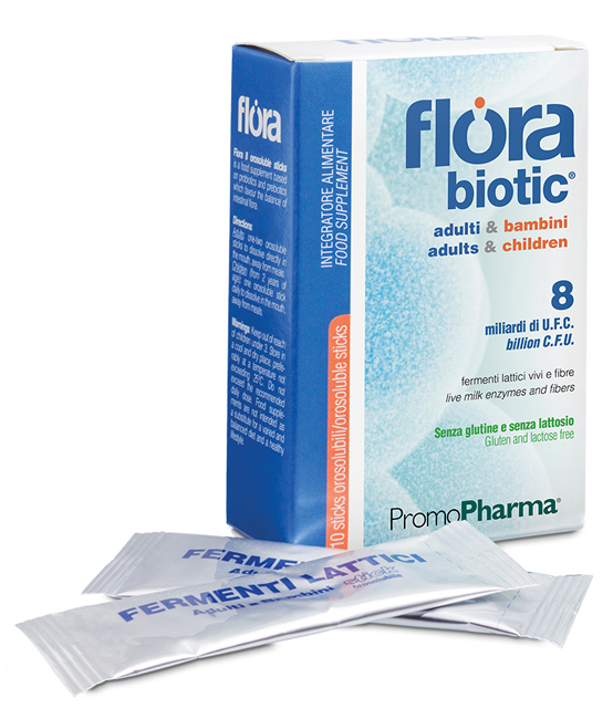 FLORA 8 10 STICK OROSOLUBILI ADULTI E BAMBINI - Luckyfarma.it