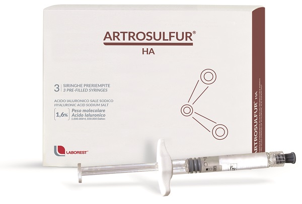 SIRINGA INTRA-ARTICOLARE ARTROSULFUR HA ACIDO IALURONICO 1,6% 2 ML 3 PEZZI - Luckyfarma.it