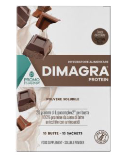 DIMAGRA PROTEIN CIOCCOLATO 10 BUSTE - Luckyfarma.it