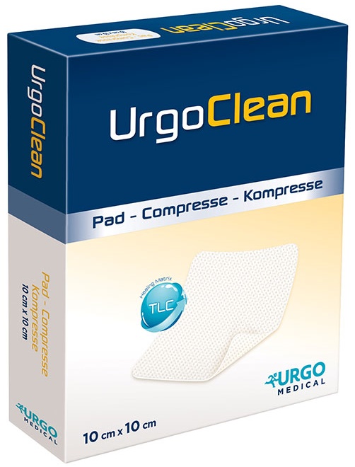 MEDICAZIONE TNT ASSORBENTE GELIFICANTE URGOCLEAN 10X10CM 10 PEZZI - Luckyfarma.it