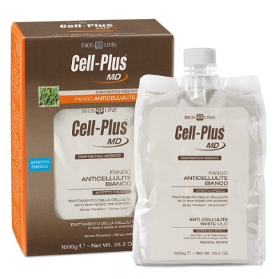 CELLPLUS MD FANGO BIANCO ANTICELLULITE EFFETTO FRESCO 1 KG - Luckyfarma.it