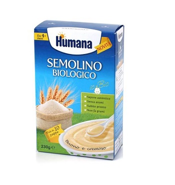 HUMANA SEMOLINO BIOLOGICO 230 G - Luckyfarma.it