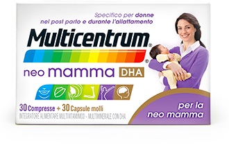MULTICENTRUM NEO MAMMA DHA 30 COMPRESSE + 30 CAPSULE MOLLI - Luckyfarma.it
