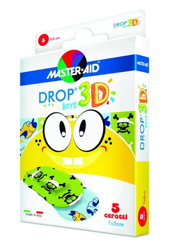 CEROTTO MASTER-AID DROP3D BOYS 7X5 5 PEZZI - Luckyfarma.it