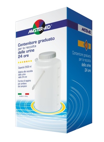 CONTENITORE RACCOLTA URINA MASTER-AID 24 H 2500 ML - Luckyfarma.it
