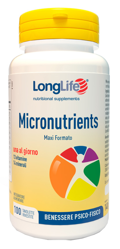 LONGLIFE MICRONUTRIENTS 100 TAVOLETTE - Luckyfarma.it