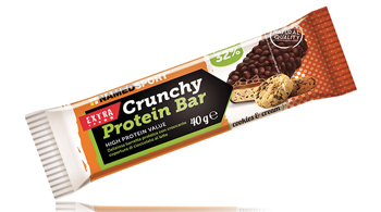 CRUNCHY PROTEINBAR COOKIES & CREAM 1 PEZZO 40 G - Luckyfarma.it
