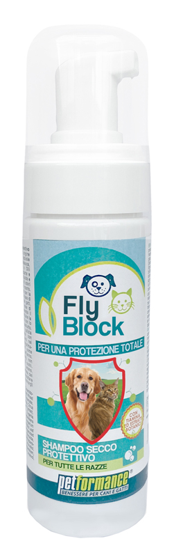 FLYBLOCK SHAMPOO SECCO CANI/GATTI 150 ML - Luckyfarma.it