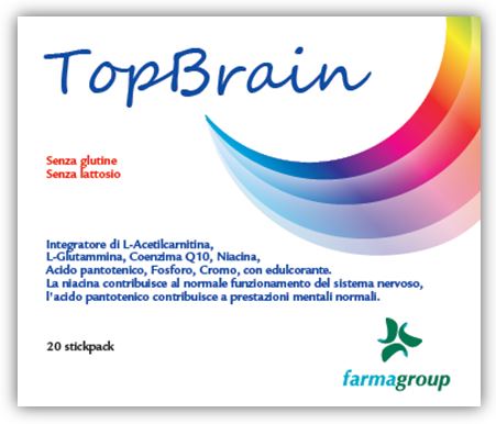 TOPBRAIN 20 STICK 4,5 G - Luckyfarma.it