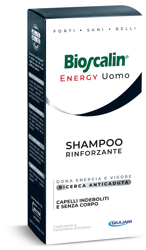 BIOSCALIN ENERGY SHAMPOO RINFORZANTE 200 ML - Luckyfarma.it